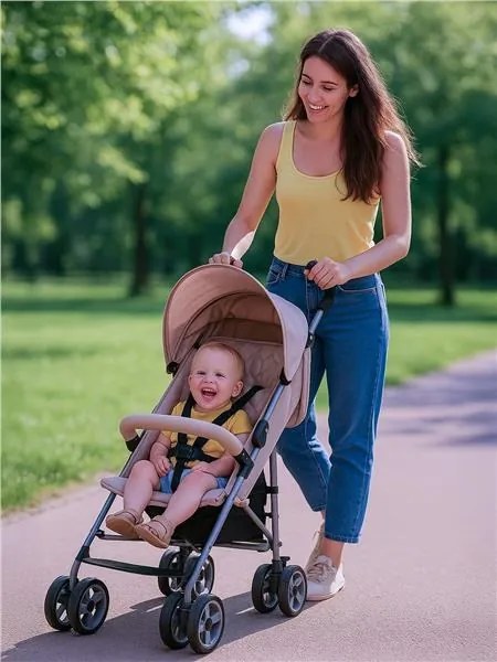 Golfový kočík Olive Baby Mix béžový