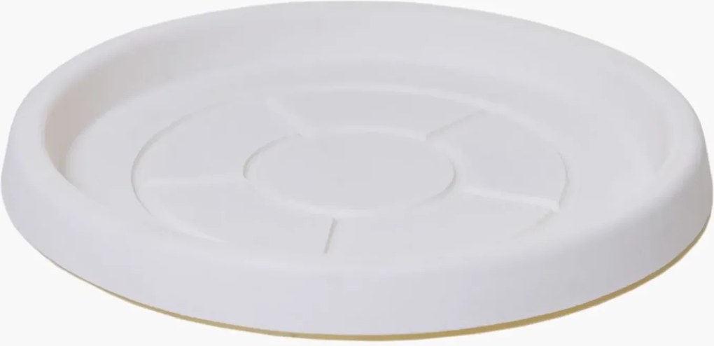 Miska pod kvetináč PLATO, plast, Ø 66 cm, biela Rozmer: 37x4 cm