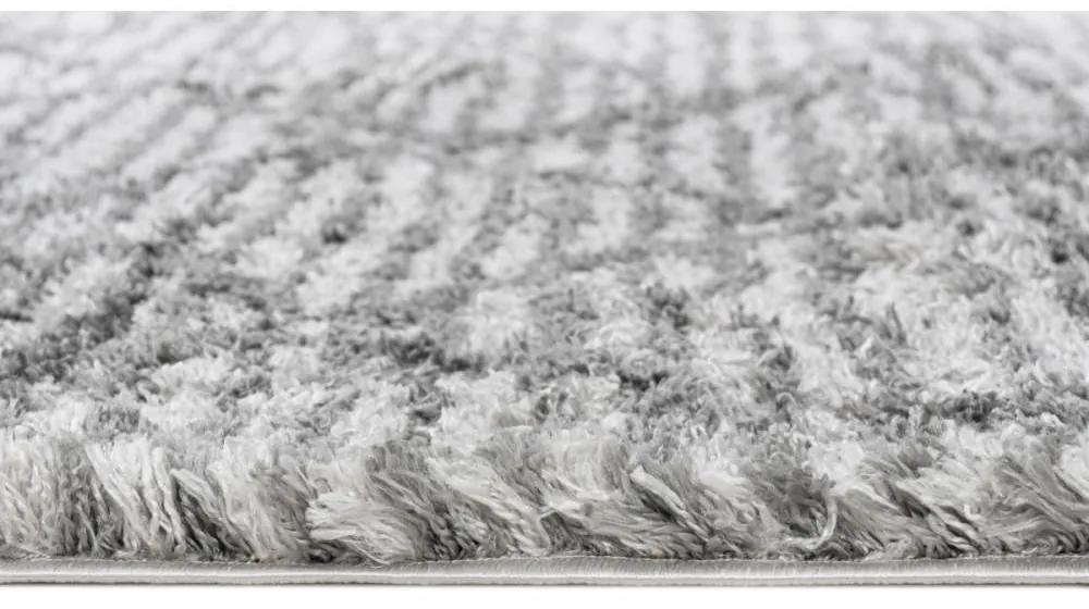 Kusový koberec shaggy Atika sivý 120x170cm