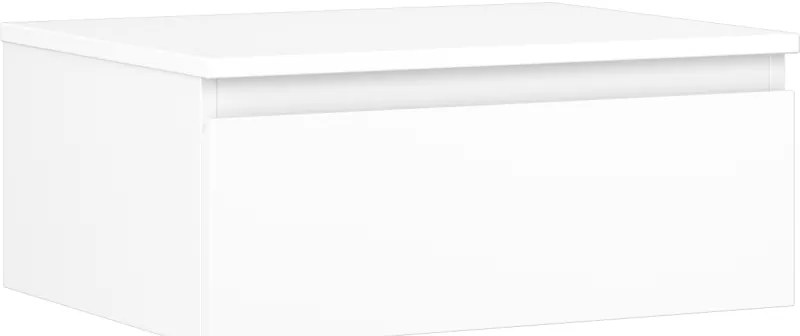 Mexen Orio, kúpeľňová skrinka 60 cm s hornou časťou, 1 zásuvka, biela matná, 91A10-06023-1-BFC01