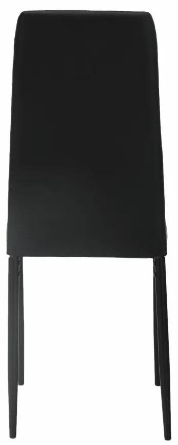 Tempo Kondela Jedálenská stolička, tmavosivá/čierna, ENRA