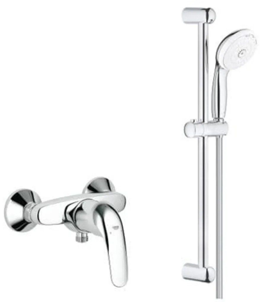 Cenovo zvýhodnený Grohe set pákovej batérie Euroeco 32740000 so sprchovacím setom 27794001