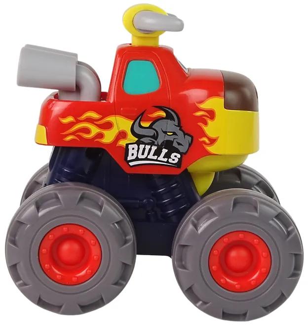 Lean Toys Autíčko Monster Truck Bull Red pre najmenších
