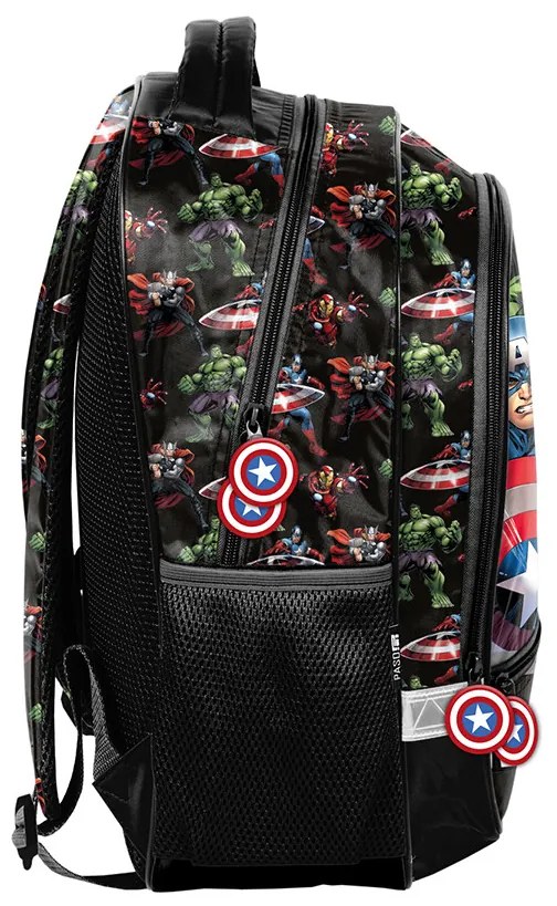 Školský batoh dvojkomorový 41 x 31 x 15 cm PASO AV23DD-260 - Avengers