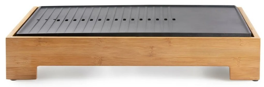 DOMO DO9271G stolný elektrický gril Plancha BambooStyle, L
