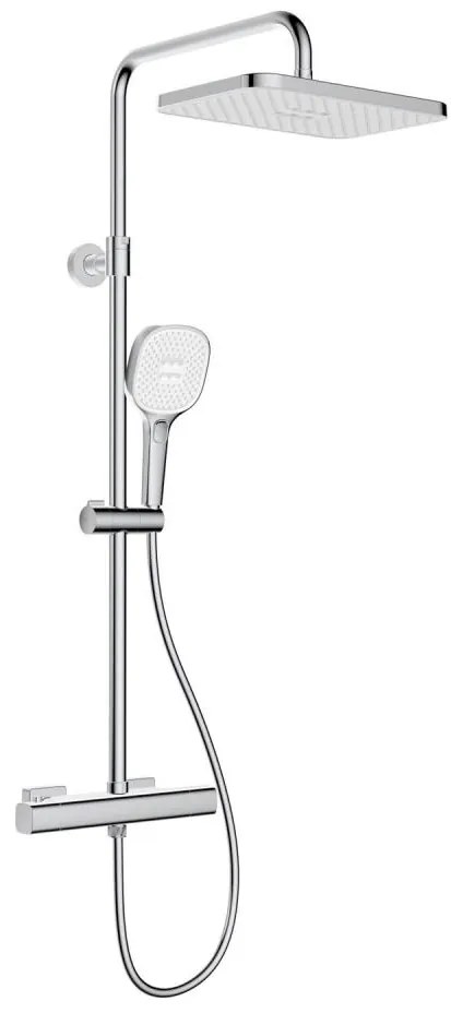 KFA Armatura 5756-910-00 - Sprchová súprava s termostatickou batériou MALAGA, lesklý chróm