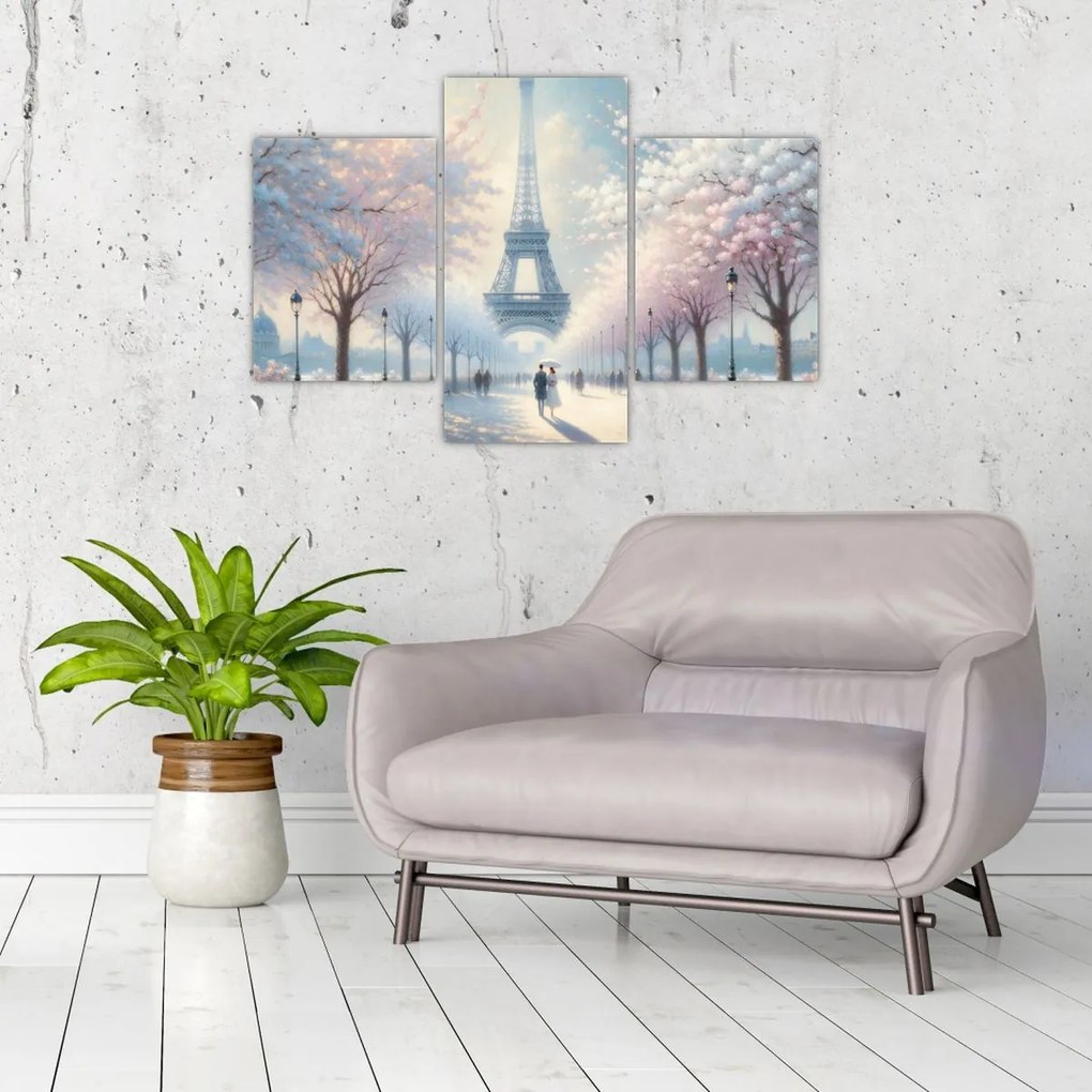 Obraz - Maľba z Paríža (90x60 cm)