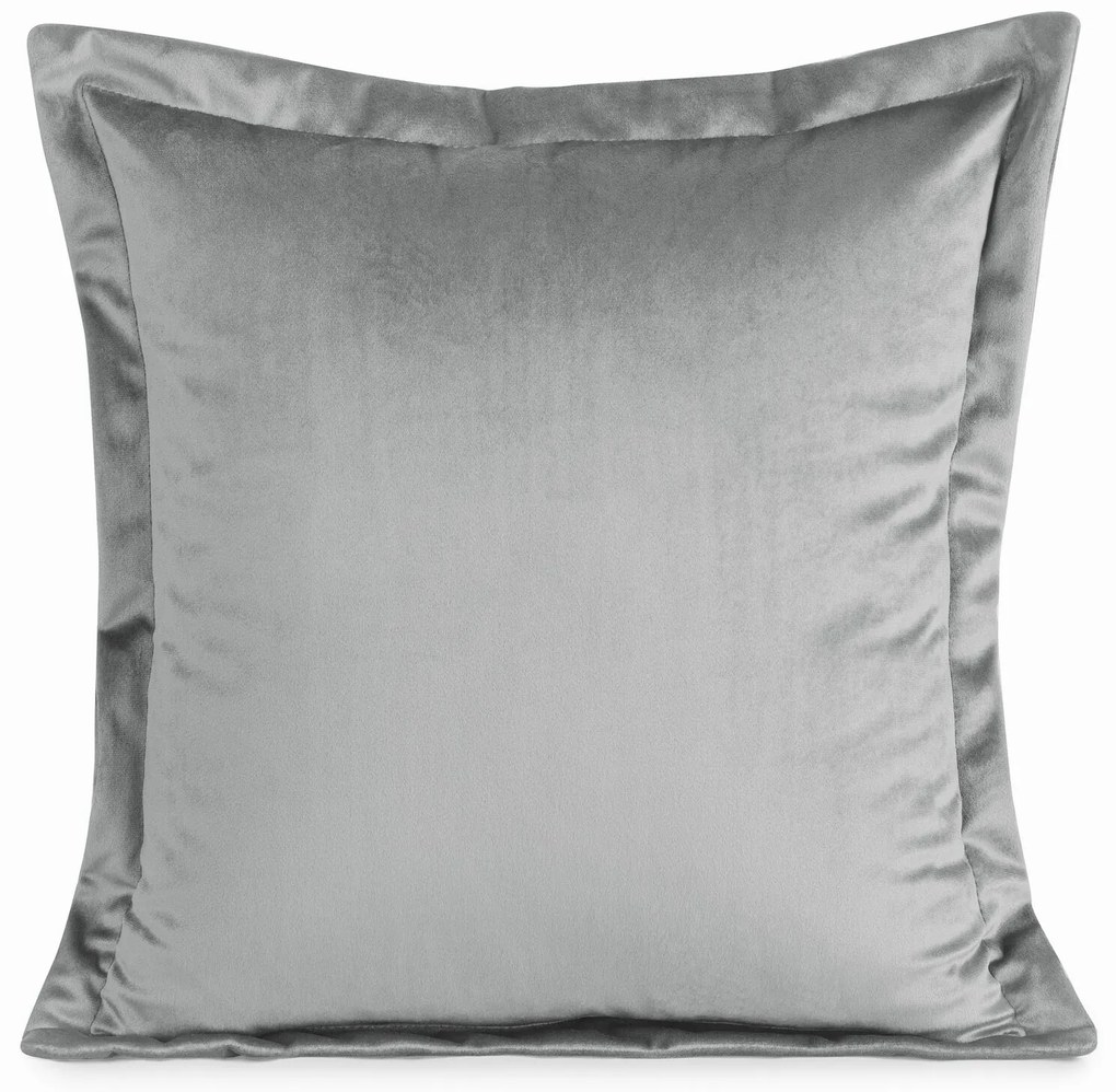 DEKORAČNÁ OBLIEČKA NA VANKÚŠ RIA45X45 CM SIVÁ