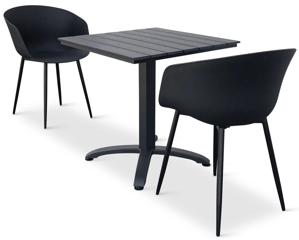 Balkónový set Ristorante + 2x stolička Rikke