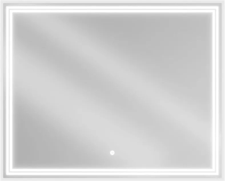 Mexen Taco kúpeľňové zrkadlo s podsvietením 100 x 80 cm, LED 6000K, ochrana proti zahmleniu - 9805-100-080-611-00