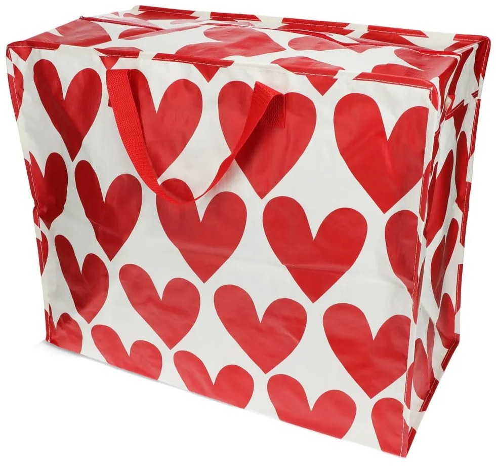 Úložný box na oblečenie z recyklovaného plastu 58x28x48 cm Hearts – Rex London