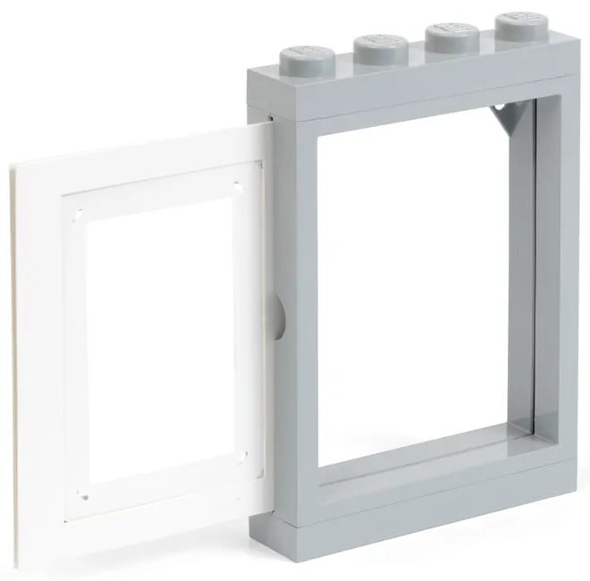 Sivý rámček na fotku LEGO®, 19,3 x 26,8 cm