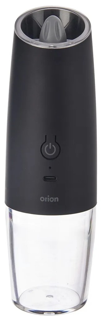 Orion Akumulátorový mlynček na korenie s LED osvetlením, 20 cm