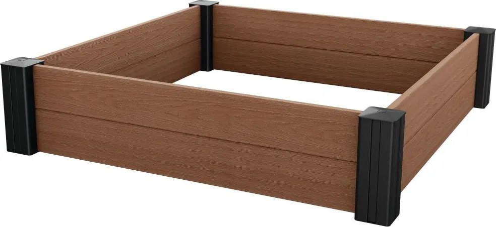 Curver Vyvýšený záhon – Vista Modular 121,5 x 121,5 x 27 cm, hnedý