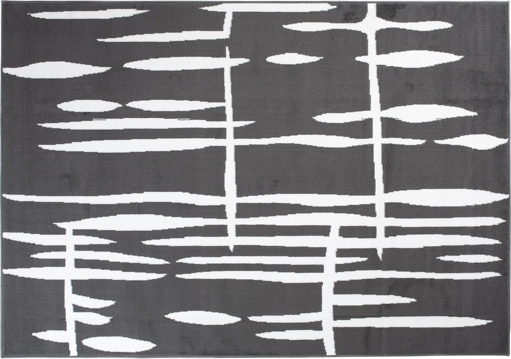 TA Koberec T967A TMAVO SIVÁ LACNÁ PP CRM Rozmer: 200x300 cm