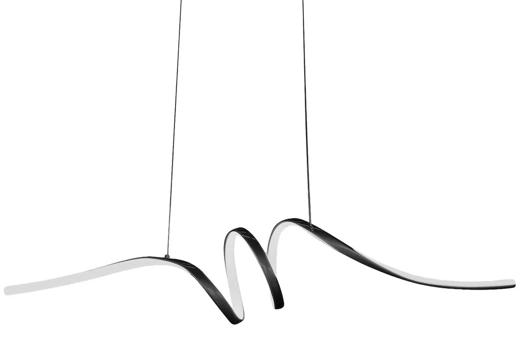 Závesné LED svietidlo Loop, 1x LED 28w, 4000k, b