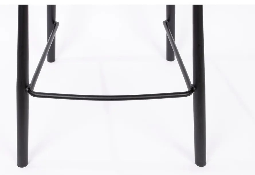 Svetloružové zamatové barové stoličky v súprave 2 ks 91,5 cm Brit – Zuiver