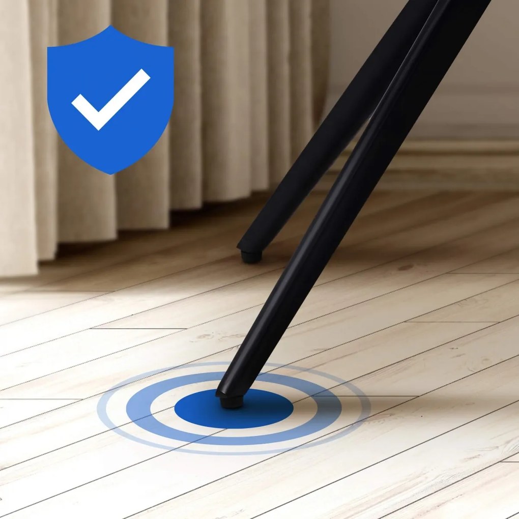 Jedálenská stolička Merna - látka - Sivo hnedá (Taupe)