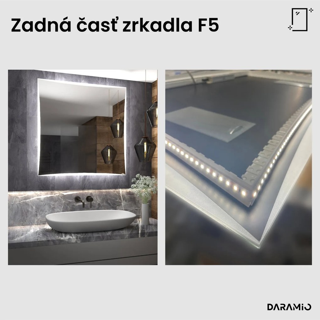 Zrkadlo s LED osvetlením F5