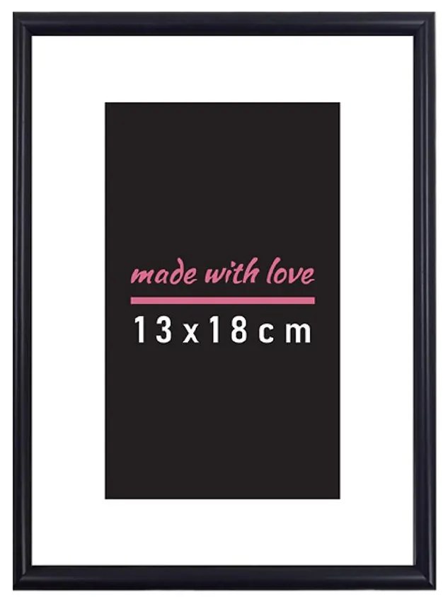 Fotorámik 13x18 čierny