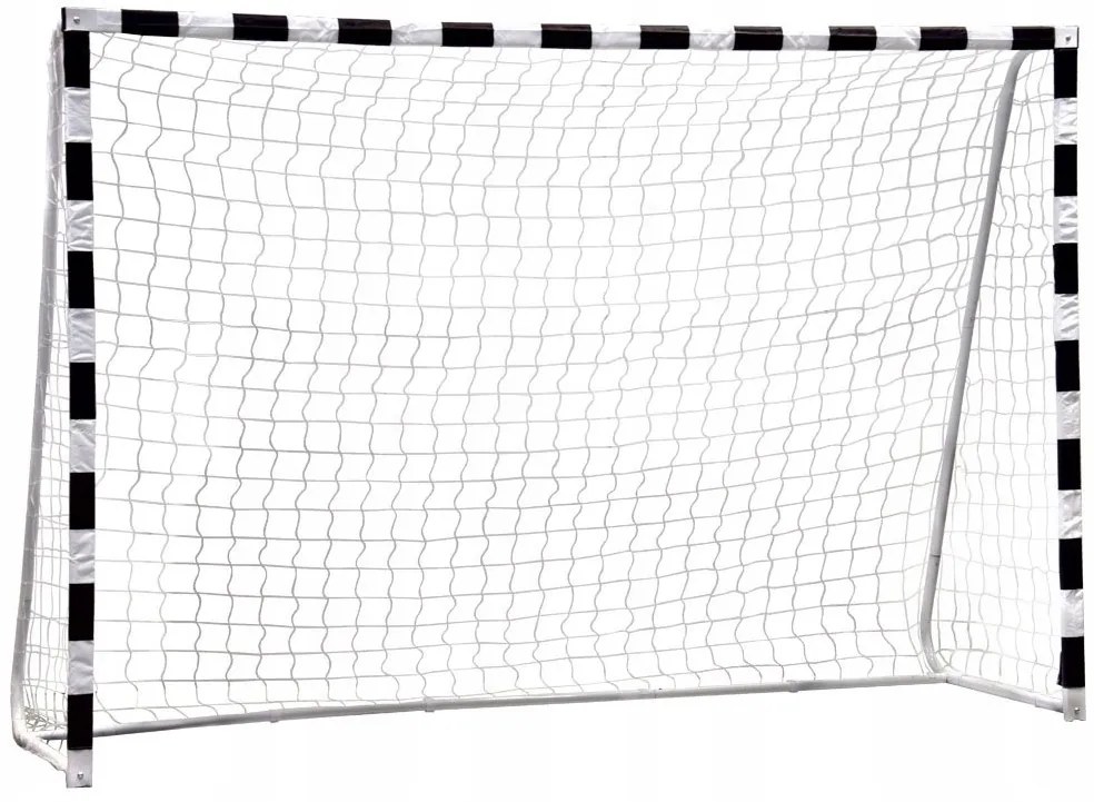Futbalová tréningová bránka so sieťou 180x120 cm, čiernobiela, MultiGarden