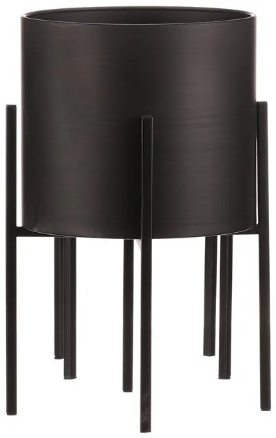 Autronic BONTEC Stojan - kovový, okrúhly, čierny mat, cena za sadu 2 ks Farba: Čierna