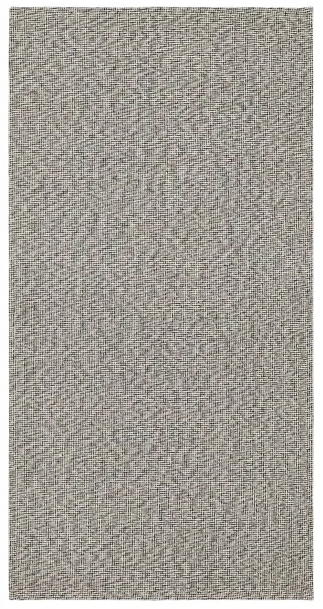 IKEA koberec tkaný na plocho TIPHEDE čierny/prírodný 80x150 cm
