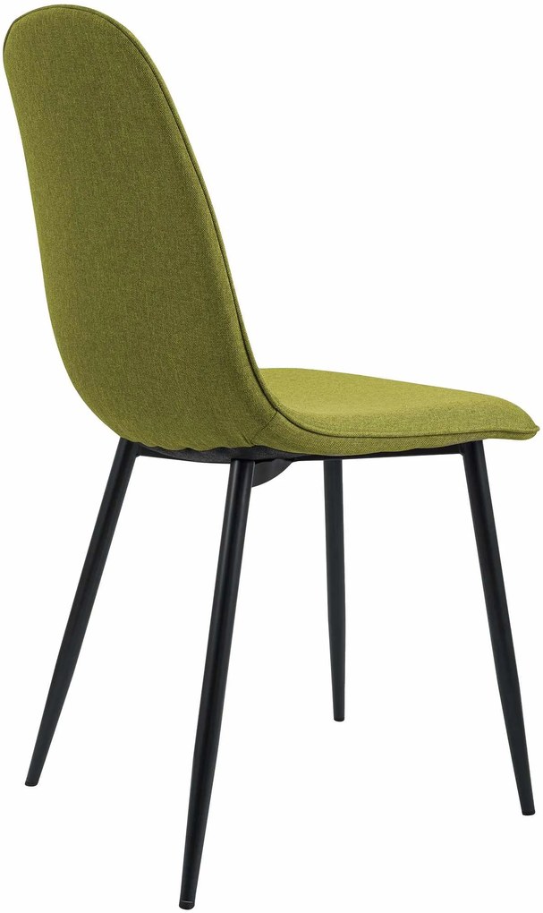 Sada 4 ks jedálenských stoličiek Maryam látka - zelená