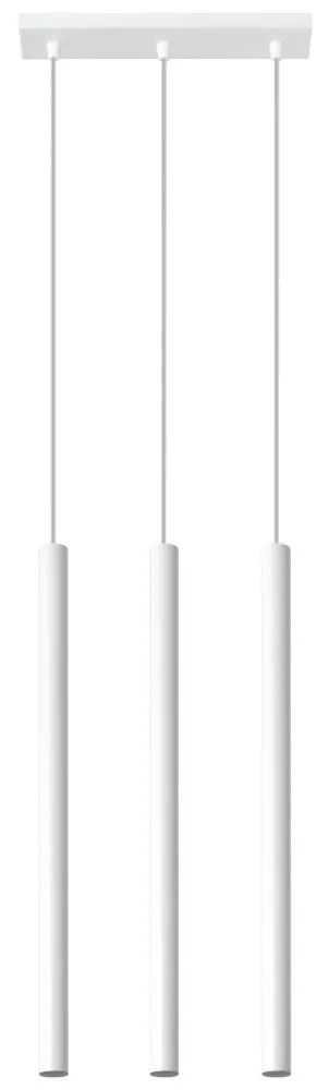 Sollux SL.0466 - Luster na lanku PASTELO 3xG9/8W/230V biela