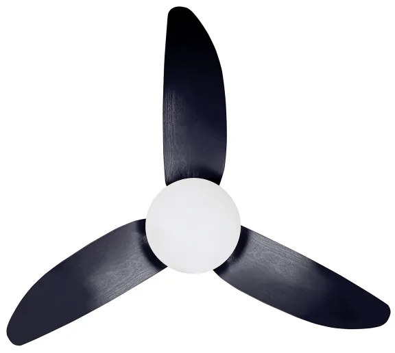 Brilagi LED stmievateľný stropný ventilátor 30W 230V 3000-6500K čierny + DO