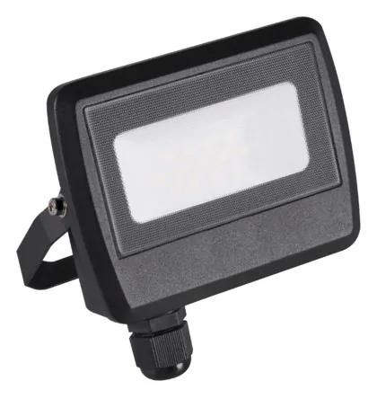 KANLUX Vonkajší LED nástenný reflektor ALERINO, 10W, denná biela, čierny, IP65