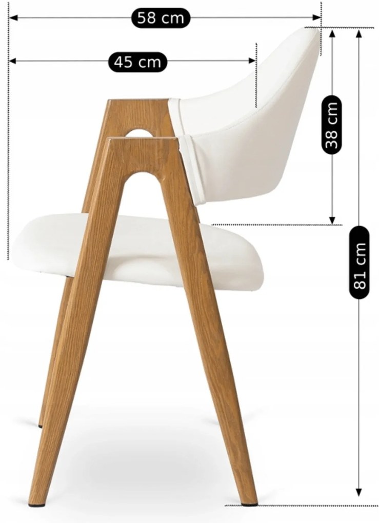 PROXIMA.store - Čalúnená jedálenska stolička WILLY FARBA: sivá