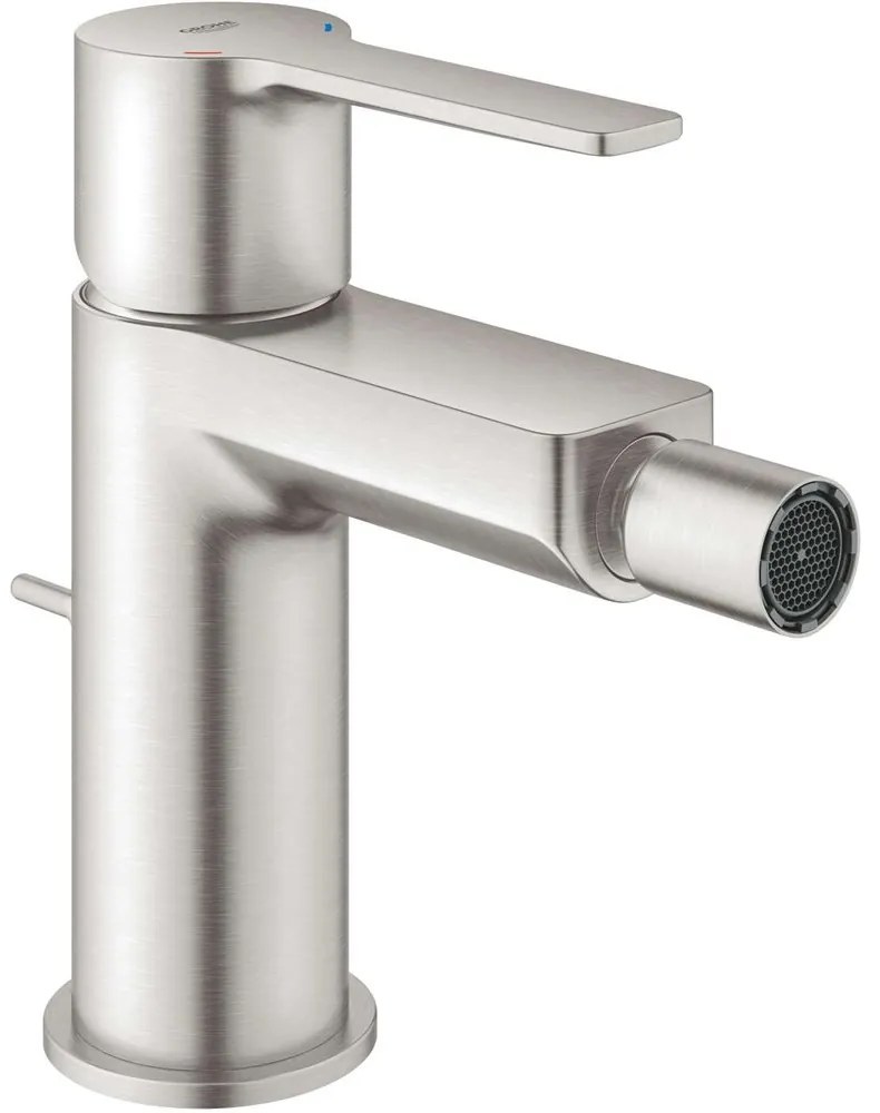 GROHE Lineare páková bidetová batéria s odtokovou súpravou s tiahlom, Supersteel, 33848DC1