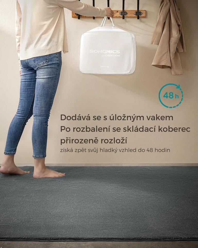 Koberec DARVIN 200x290 cm šedý