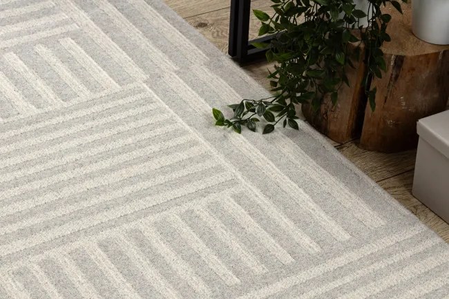 Koberec TEXTURA 488.10.LA111 Osta sivý / béžový