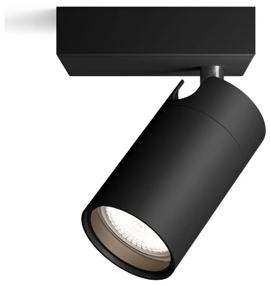 Philips - Kúpeľňové bodové svietidlo IDRIS 1xGU10/5W/230V IP44 čierna