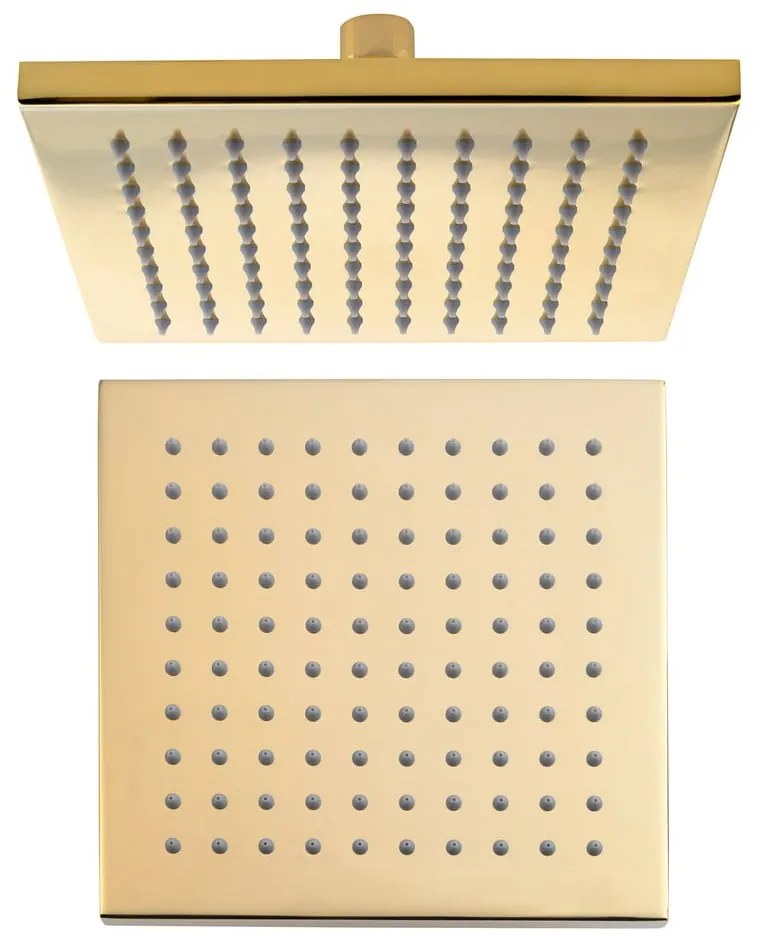 Mosadzná hlavová sprcha v zlatej farbe – Sapho