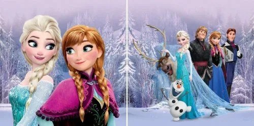 Detský vankúšik DISNEY ĽADOVEJ KRÁĽOVSTVO FROZEN 40x40 cm