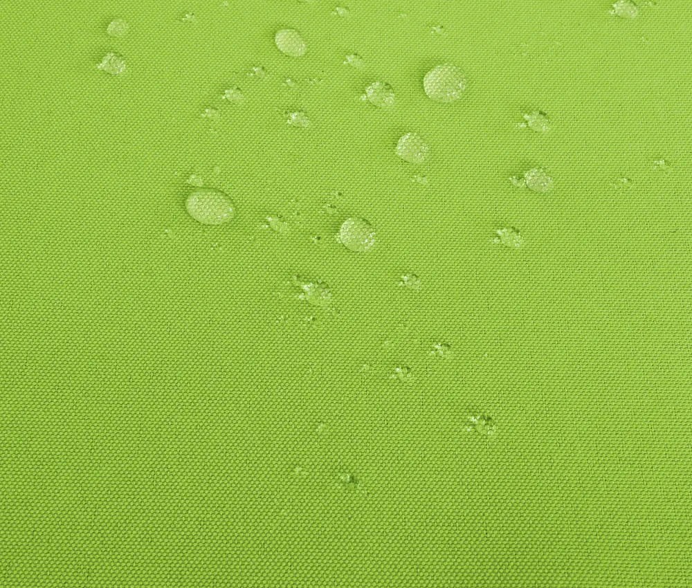 Polyratanová záhradná lavica Halden - melírovaný hnedý, zelený vankúš