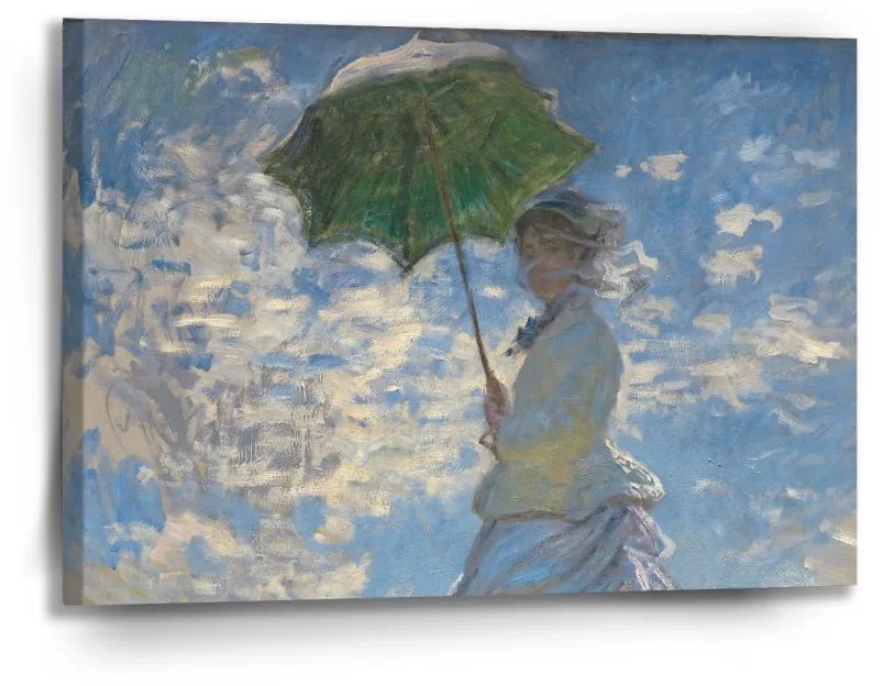 Sablio Obraz Dáma so slnečníkom - Claude Monet - 90x60 cm