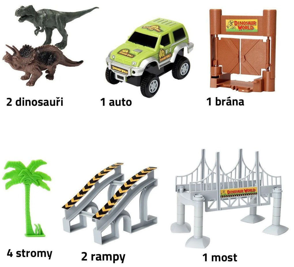 DAALO dinosaurie autodráha