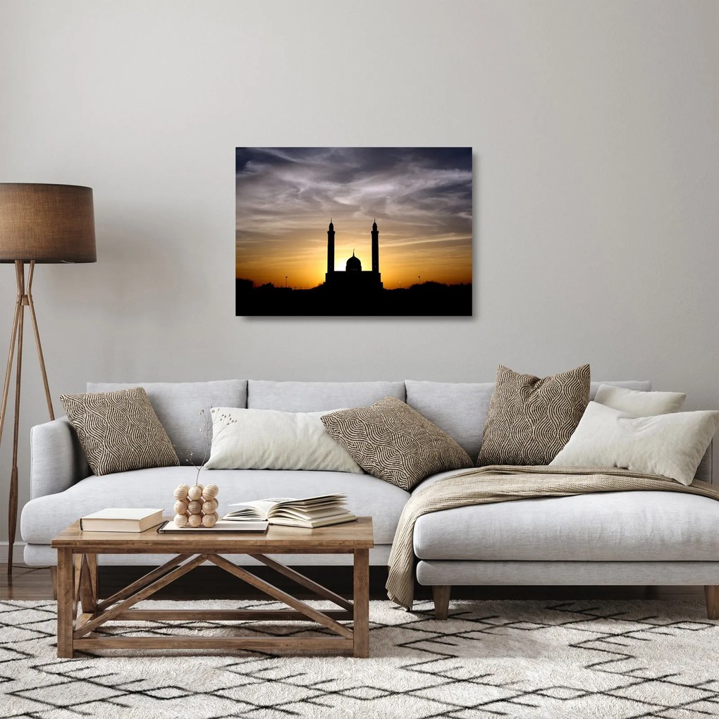 Sklenený obraz pamiatky (70x50 cm)