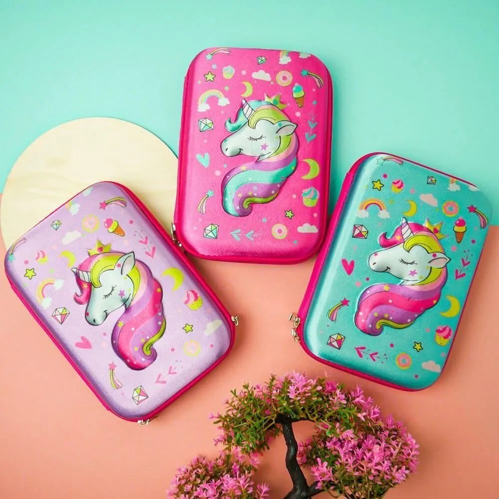 DAALO Penál s jednorožcem - růžový - AKCE!