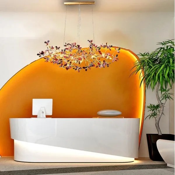 Krištáľový luster na lanku 13xG9/40W/230V pestrofarebná