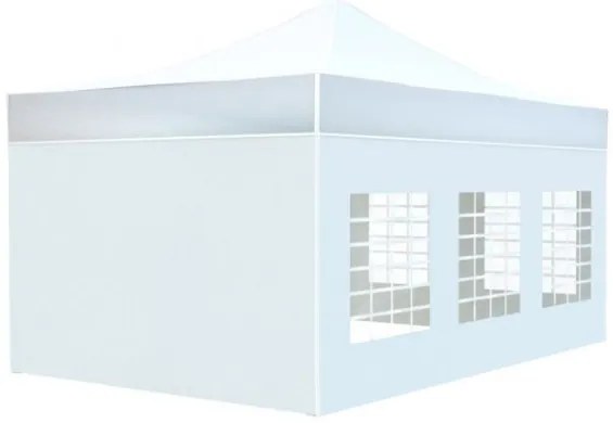 Nožnicový stan POLOPROFI PLUS 3x4,5 m biely