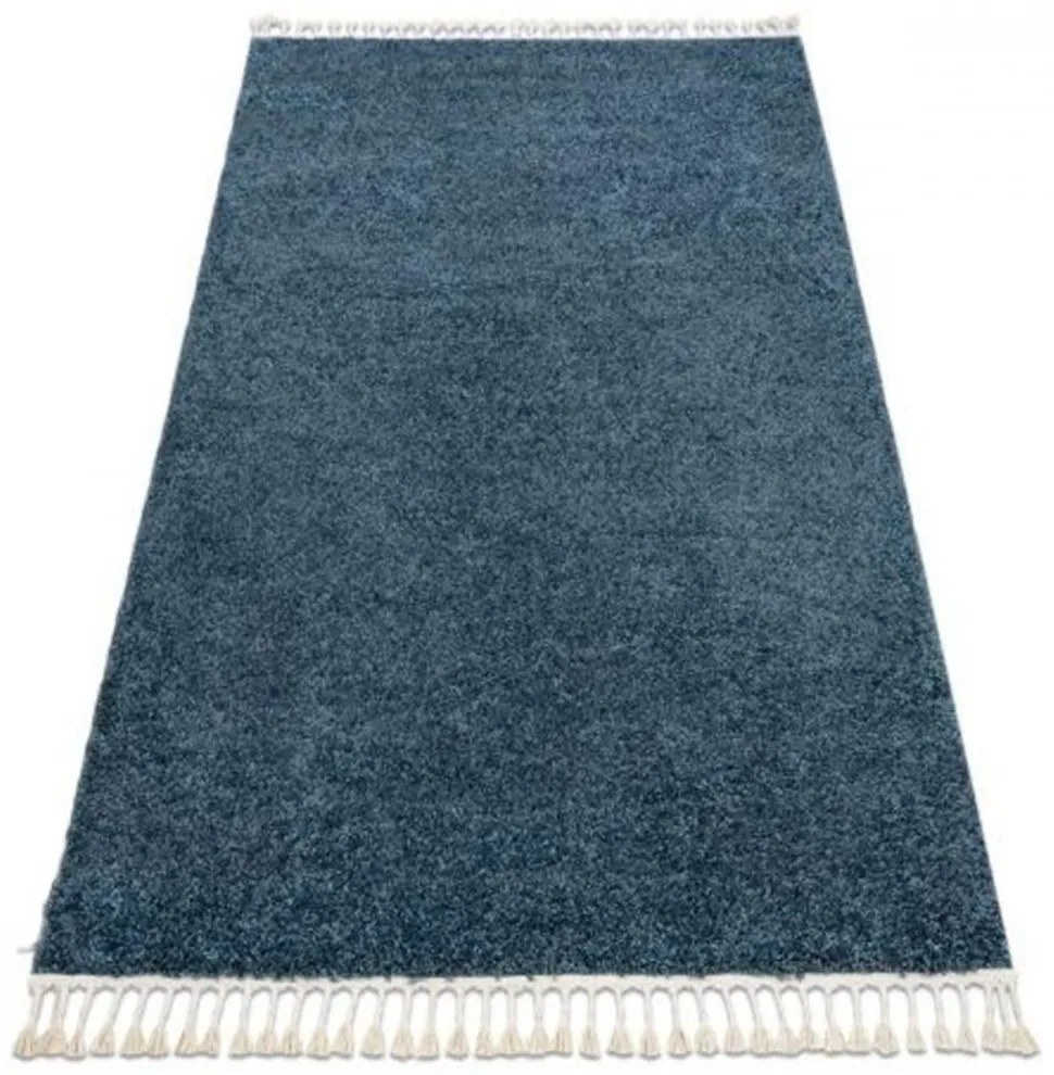 Kusový koberec Shaggy Berta modrý 120x170cm