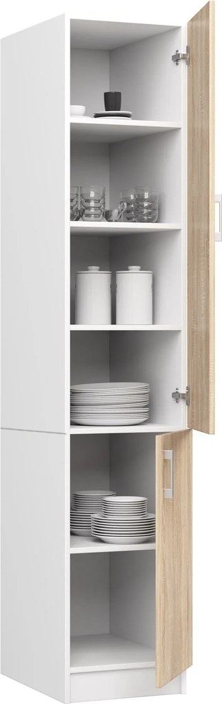 Kuchynská skrinka S 40cm Artus biela/sonoma
