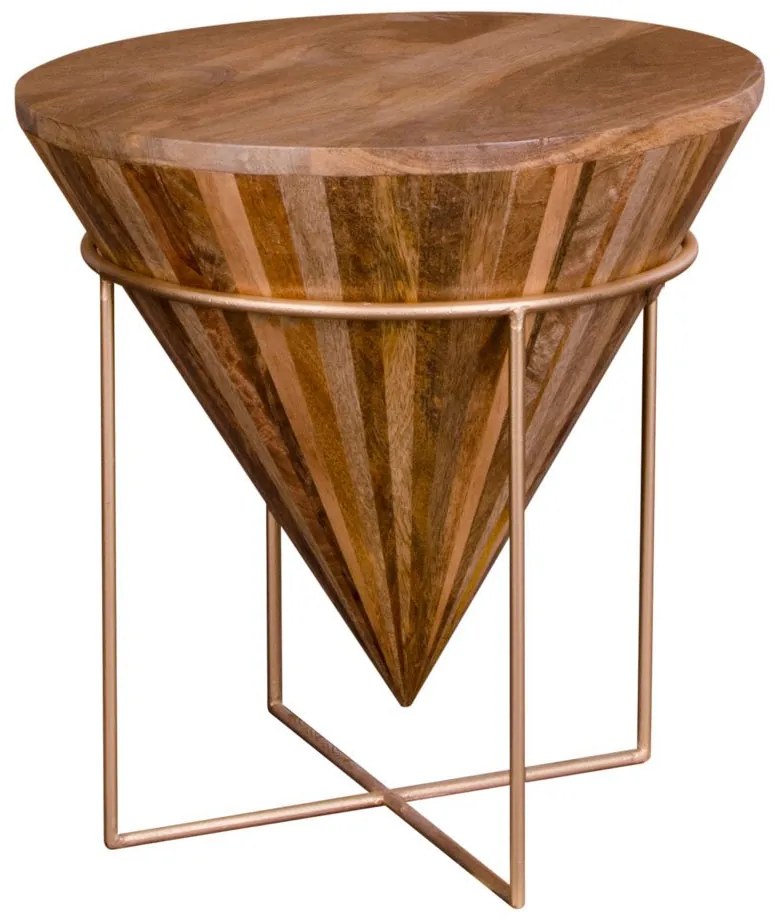 Prírodný Konferenčný stolík Hapur 45 × 45 × 45 cm HOUSE NORDIC