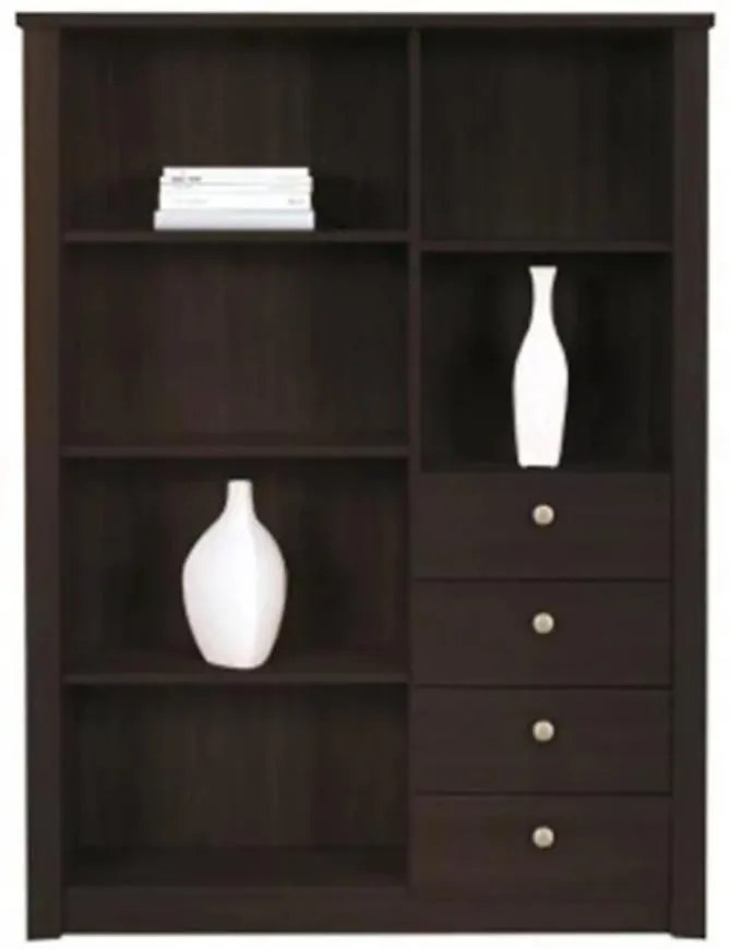 Regál Finezja F11 čokoládová sonoma