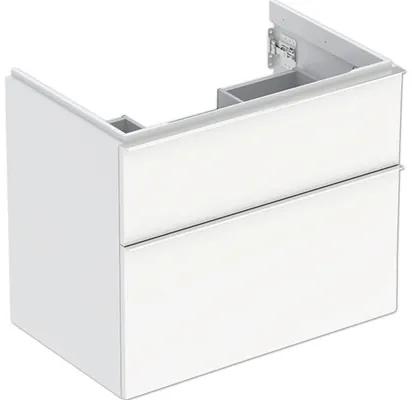 Kúpeľňová skrinka pod umývadlo GEBERIT iCon biela 74 x 61,5 x 47,6 cm 502,304